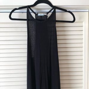 Urban Outfitters Black Flowy Halter Top